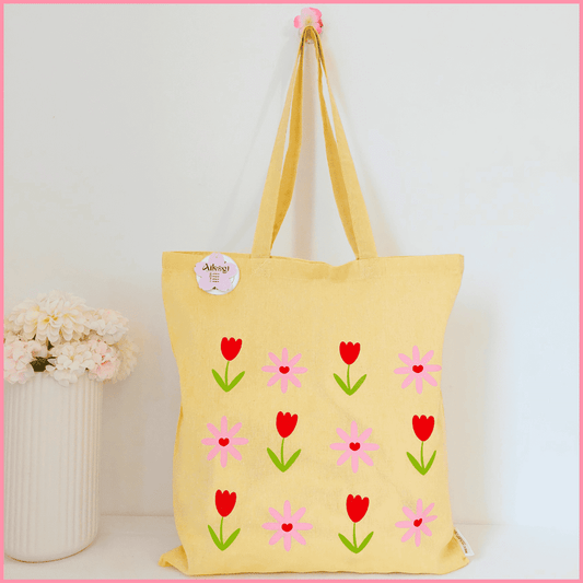 Tote Bag Diseño Tulipanes