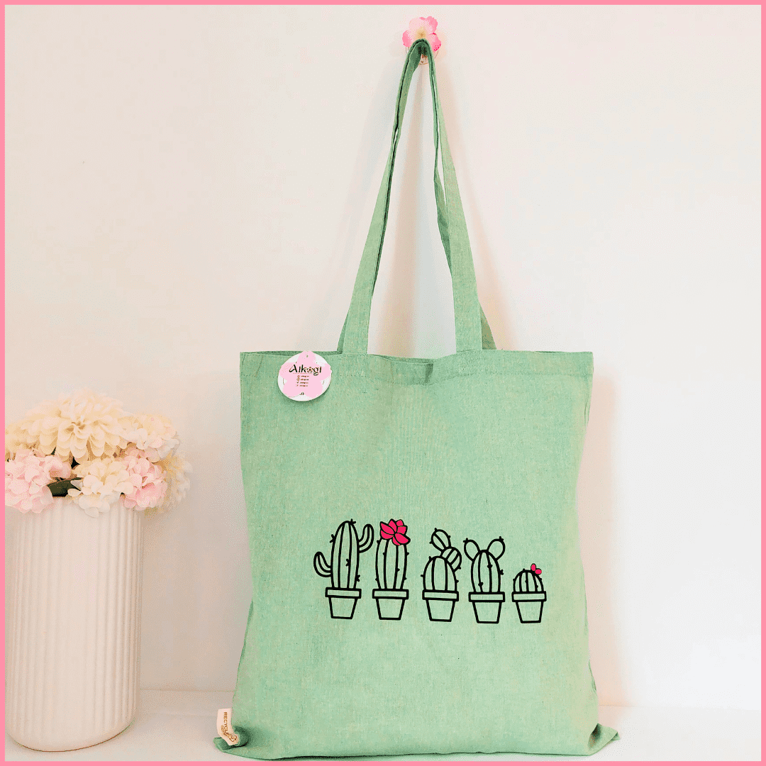 Tote Bag Diseño Cactus